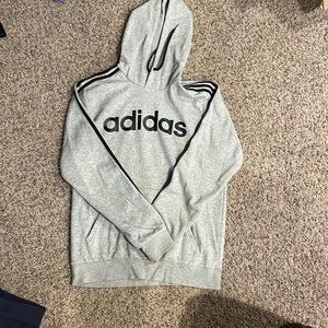 Grey adidas medium hoodie